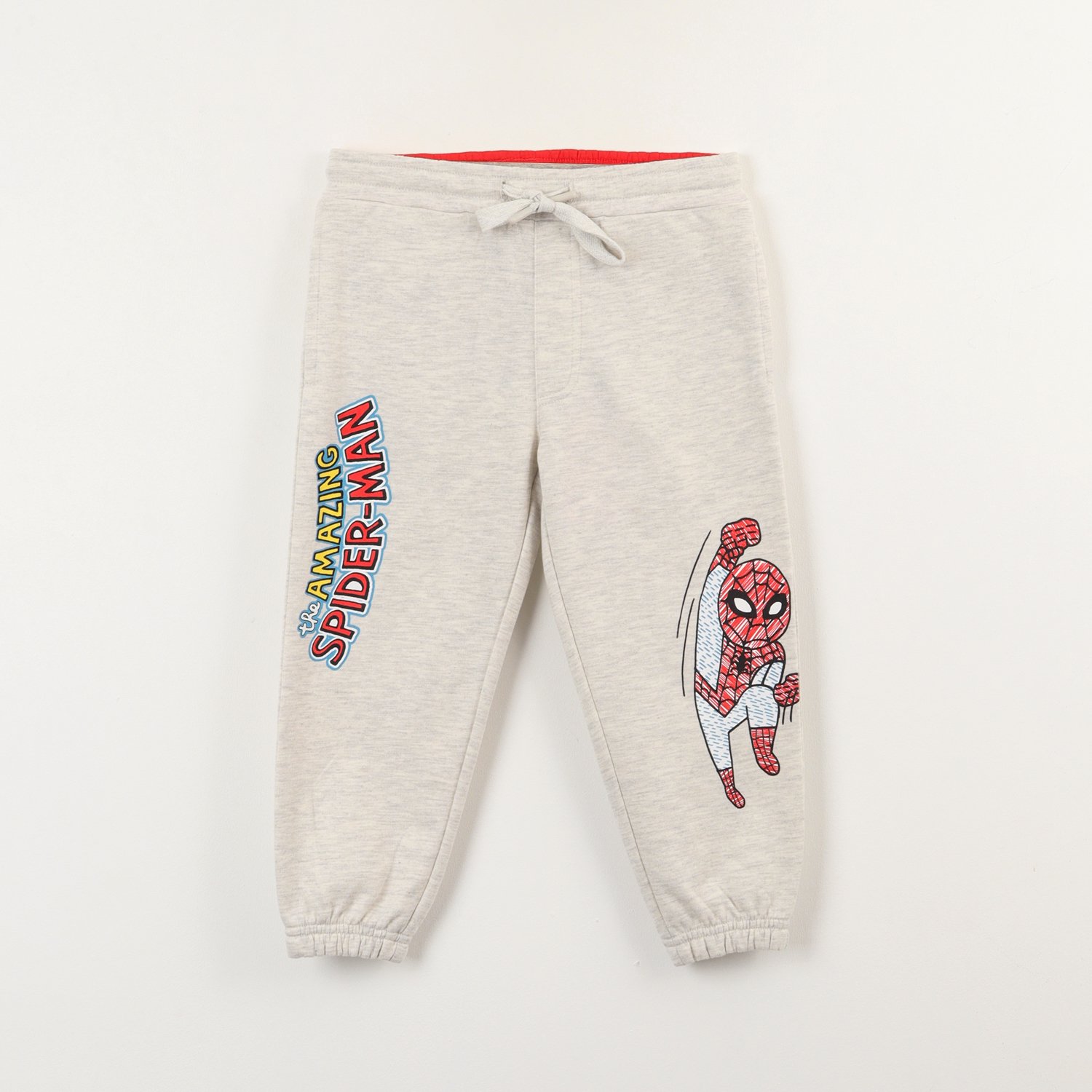Pantalon De Buzo Niño Spiderman Amazing Gris Marvel