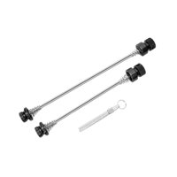 Ioensy - Reemplazo De Brocheta De Liberación Rápida De Bicicleta, De Metal, Para Mantenimiento De Rueda Delantera Y Trasera, Color Negro