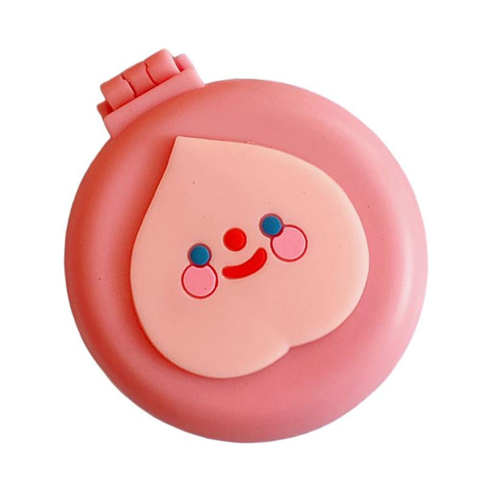 Magideal - Cepillo De Pelo Plegable, Mini Cepillo De Espejo De Bolsillo, Fácil De Llevar , Durazno