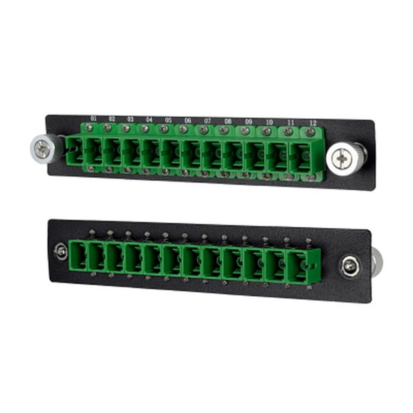 CFR24-SC-D Deslizable 24-SC Cabecera Fibra 1U Incluye Coplas-pigtail