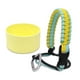 thumbnail image 2 of Manija De La Botella De Agua Funda Protectora De Silicona Para Actividades Al Aire Libre Deportes Amarillo Claro Mediano, 2 of 5