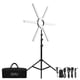 thumbnail image 1 of Kit de luces LED circulares GVM de 90 W con trípode 3200K-5600K CRI 97+, 1 of 7