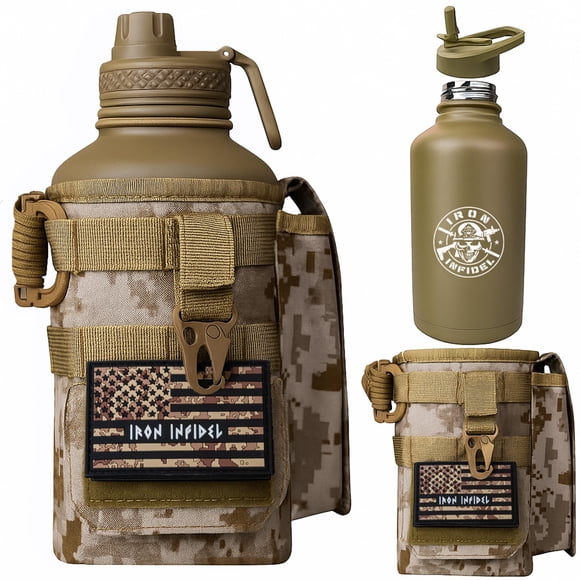 Thermos Iron Infidel Botella de Agua Aislada de 2 L MARPAT