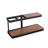 Magideal - Soporte Para Control Remoto, Soporte Para Teléfono, Caja Organizadora De Escritorio Duradera Multiusos, Soporte Independiente Para Sala De Estar, Lápi Negro