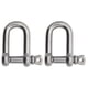 thumbnail image 1 of Shackle Extreme Max BoatTector, acero inoxidable 5/16, paquete de 2 unidades, 1 of 5