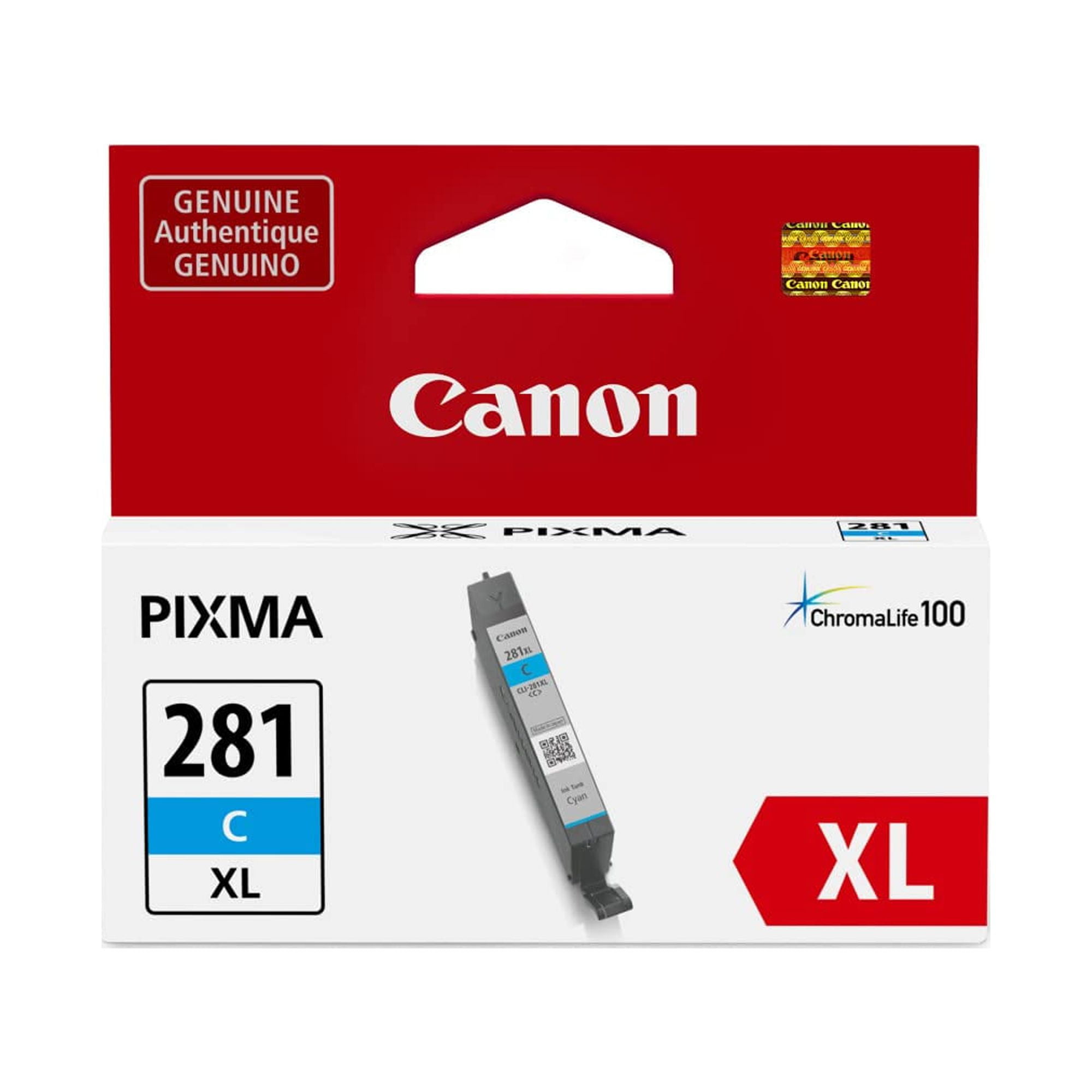 Depósito De Tinta Canon Cli-281xl Cyan Compatible Con Tr7520, Tr8520, Tr