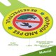 thumbnail image 5 of Cartel para jardín EVIESKENT, no perros, no heces, doble cara, 2 unidades, 5 of 7