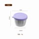 thumbnail image 2 of suxuMhao Vasos para Condimentos con Tapas, 6 Piezas Plateado y Morado Claro 2.37 oz/70ML Vasos Pequeños para Salsa, Vasos Reutilizables para Salsas y Aderezos de Ensalada, Recipientes para, 2 of 3