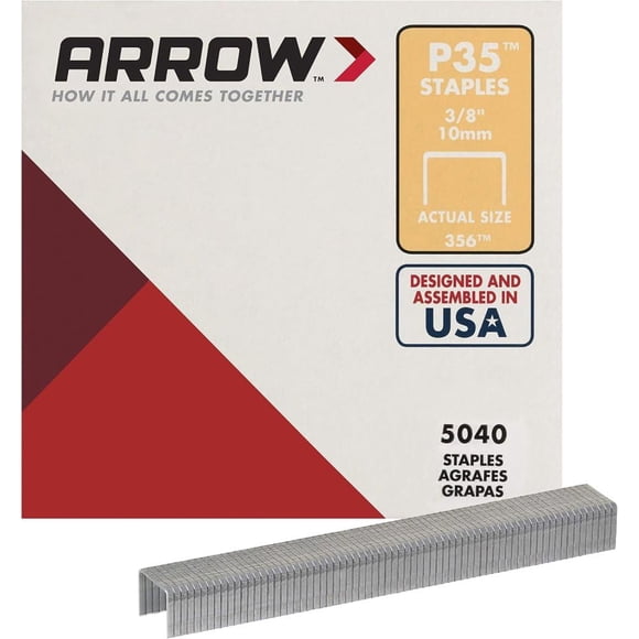 Grapas Staples Arrow Fastener P35 de 3/8 pulgadas 5040