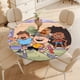 thumbnail image 4 of The Nutty Boy-theme Fitted Round Tablecloths Elastic Edged Table Covers Waterproof Table Cloth for Kitchen Holiday Party Tables Decor 120cm, 4 of 6