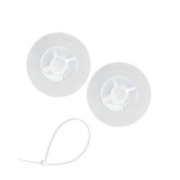 Bothyi - Adhesivo Transparente Sin Taladro Muebles Anclajes De Pared Correas Para Estantería Cómoda