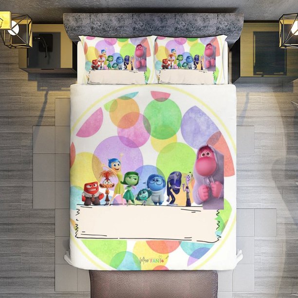 3 Piece Bedding SetColor bubbles Inside OutComforter Set for Kids Boys Teen Tween 3D Lightweight Microfiber Bedding Sets