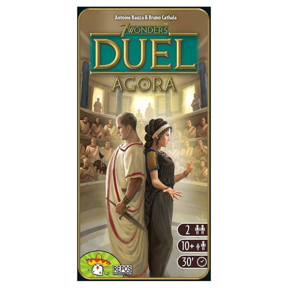 Juego de mesa 7 Wonders Duel Agora Expansion para 2 jugadores o más de 10 años
