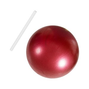 Ioensy - Pelota Pequeña De Pilates, Pelota De Entrenamiento Resistente Para Gimnasio En Casa, Equilibrio Rojo