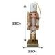 thumbnail image 3 of Set 4 Figuras Soldados Cascanueces Adorno Colgante Navideño Dorado, 3 of 7