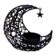 thumbnail image 3 of Eid Moon Star Candlestick Party Metal Musulmán Ramadán Decoración Ornamento Negro, 3 of 5