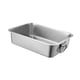 thumbnail image 2 of Bandeja De Arena Para Gatos De Acero Inoxidable, Bandeja De Arena Portátil Para Gatos, Para Conejos Gatitos, 50cm X 35cm X 15cm, 2 of 5