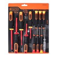 Tactix - Juego De Destornilladores 12 Piezas Aislados 1000V