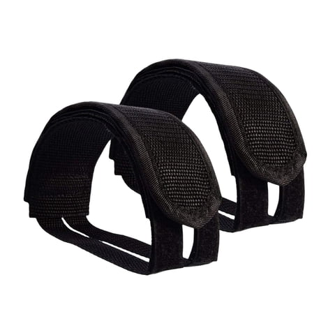 Magideal - Práctica Banda De Pedal De Bicicleta Banda De Reposapiés Ajustable Correas De Retención De Pies Cinturón De Pie Correa De Pedal De Bicicleta De Piñón