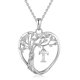 thumbnail image 1 of HESHPAWS 925 collar de árbol eterno de la vida de plata de ley para mujeres A-Z carta inicial collar, regalo de joyería de cumpleaños aniversario, 1 of 4