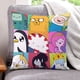 thumbnail image 1 of Hora de Aventura Fundas de almohada de terciopelo con tema, regalos de funda de almohada, decoración para el hogar, cojín de lanzar, regalo de cumpleaños para fans y parejas.66*66cm., 1 of 6