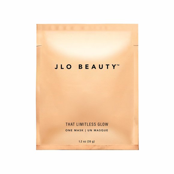 Mascarilla facial JLO BEAUTY That Limitless Glow con suero JLo Glow