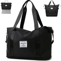 Genérica - Bolso Viaje Mujer Tote Plegable Gimnasio Verano Hombro Mano Gym Salida Paseo Picnic Vuelo Carry On Bag