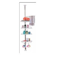 Citotools - Organizador Esquinero Baño Multiuso 4 Pisos Ajustable D Color Blanco