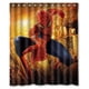 thumbnail image 1 of Cortina de ducha clásica de Spiderman, juego de cortina de baño con ganchos, tamaño 60 x 72 pulgadas, 1 of 3