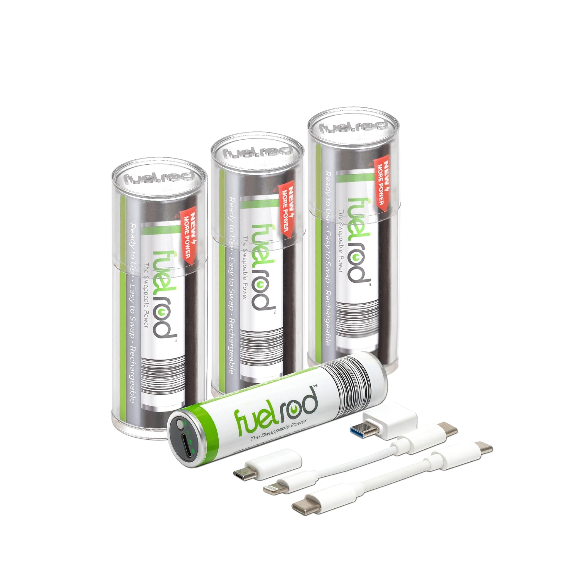 Cargador Portátil Fuelrod Usb-c Recargable Power Bank X3