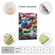 thumbnail image 2 of Los Superhéroes de Marvel Cuadro decorativo colgante - Arte de pared - Póster enmarcado - Decoración de pared - Regalos para familia, amigos y aficionados 20*30 cm, 2 of 6