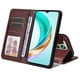 thumbnail image 4 of Funda Billetera para Honor X6C 4G con Porta Tarjetas y Soporte Ajustable Marrón, 4 of 6