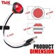 thumbnail image 2 of Luz marcadora TMH 19 mm LED Ámbar/Rojo 20 piezas 12 V, 2 of 6
