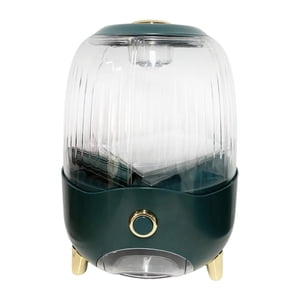 Bothyi - Dispensador Rotatorio De Arroz De 6 Compartimentos, Contenedores De Almacenamiento De Alimentos Secos, Caja De Almacenamiento Verde