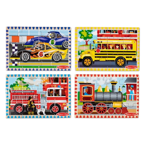 MELISSA & DOUG PUZZLES VEHICULOS EN CAJA MELISSA AND DO