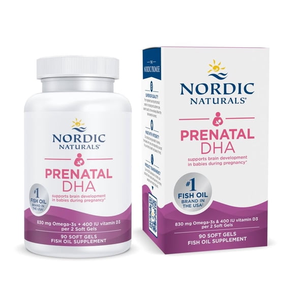 Fórmula de Apoyo Diario Nordic Naturals DHA 90 Unidades