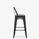 thumbnail image 3 of Taburete medio 66 Tolix Asiento metal c/resp Negro, 3 of 5