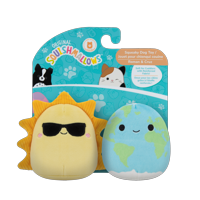 Pack 2 Peluches 10 Cm Para Mascotas Squishmallows