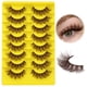 thumbnail image 1 of Pestañas postizas ALICE Brown Cat Eye Faux Mink, 8 pares, 1 of 8