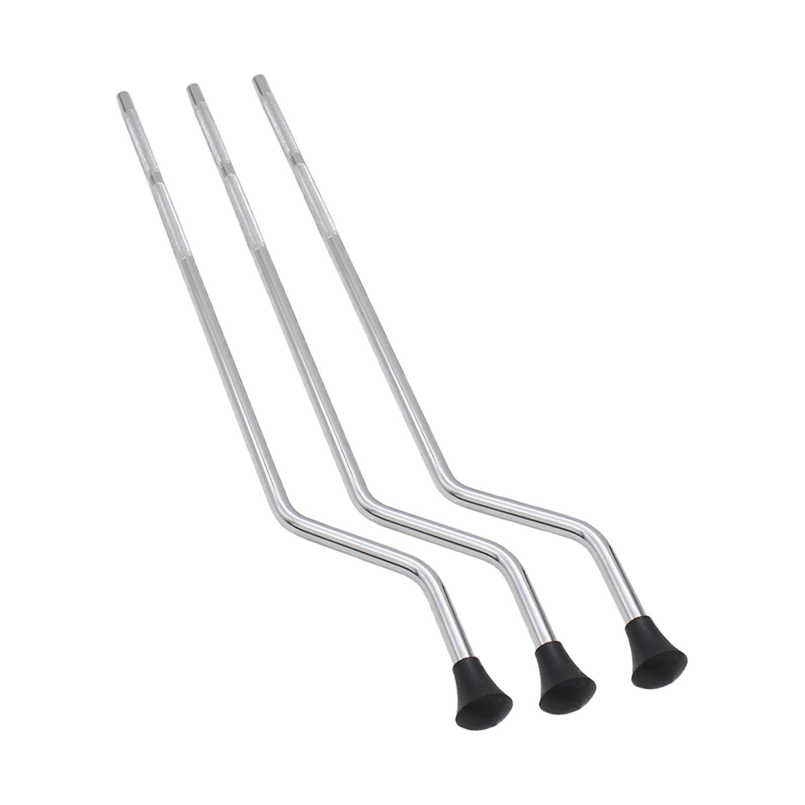 Bothyi - 3 Uds., Patas De Tambor De Bajo De Metal, Piezas De Instrumentos De Percusión, Piezas De Repuesto De Tambor