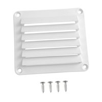 Bothyi - Rejilla De Ventilación Rectangular De Nailon Para Embarcaciones, Para Vehículos Recreativos, Embarcaciones, Color Blanco