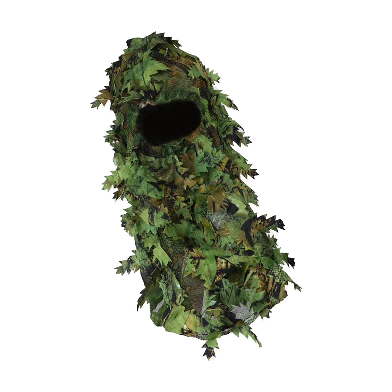 Ioensy - Ghillie Headwear Camuflaje Leafy Hat Para Halloween Cosplay Turquía Verde