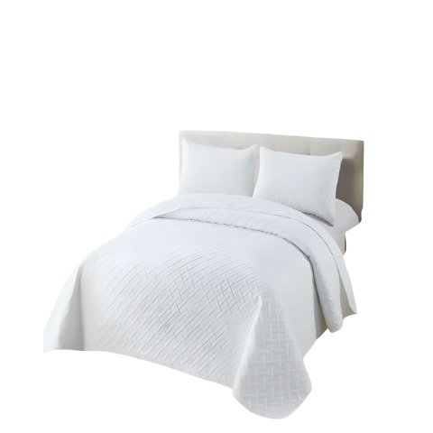 Genérico - Quilt Cubrecama De Verano Unicolor King A1