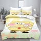 thumbnail image 1 of Cartoon Bedding Set SpongeBob SquarePants Exquisite Set Duvet Cover Pillow Case Home Room Decoration, Bedroom 2/3 Piece Set, 1 of 5