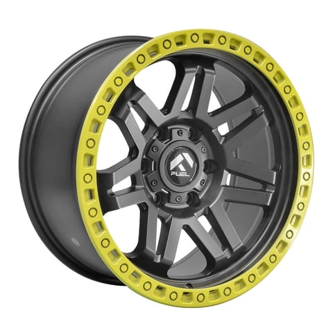 Replica Fuel - Set 4 Llantas 18X9 6X139 Et0 Syndacate Mb-Ly-Br (Sin Br)