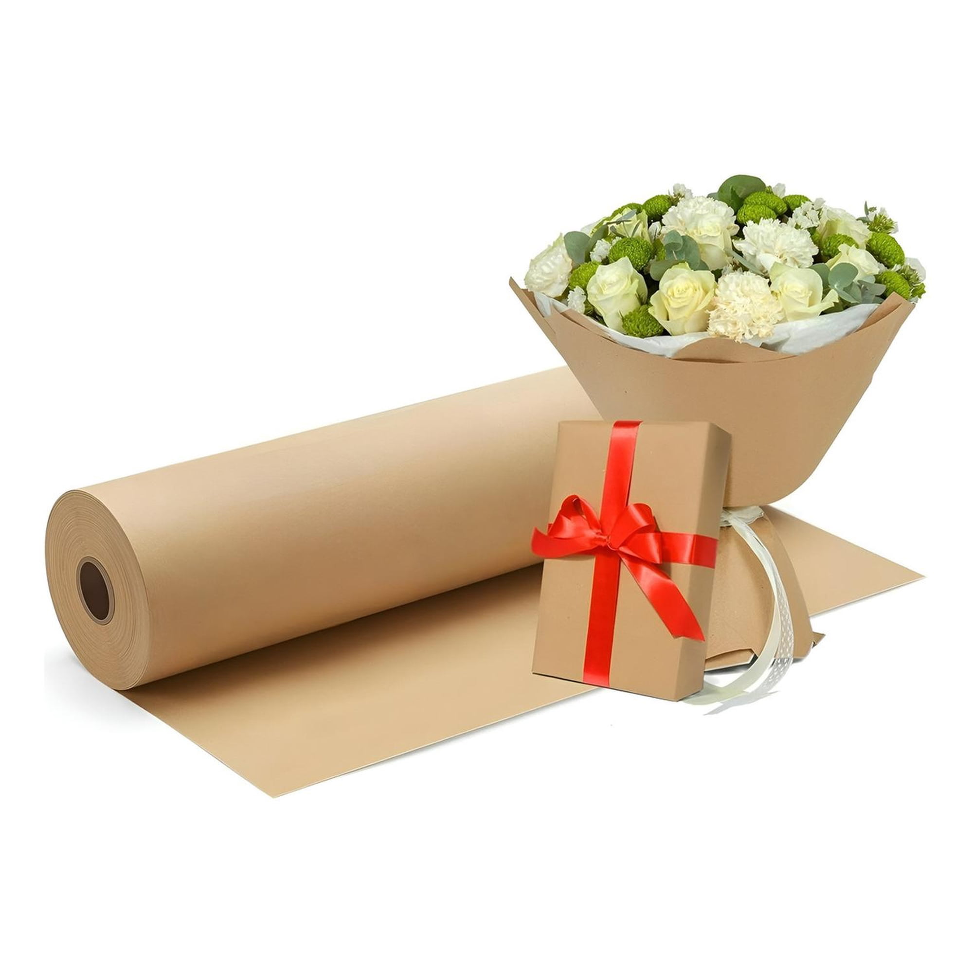 Pasteleriuscl - Rollo Papel Rollo Papel Kraft Rollo Papel Embalaje 40x230mts