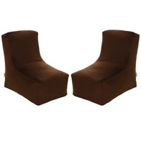 Bodevir - Set Pouf Tatto 1C Felpa Chocolate