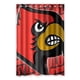 thumbnail image 1 of Cortina de ducha de los Louisville Cardinals, juego de cortina de baño con ganchos, tamaño 48 x 72 pulgadas, 1 of 3