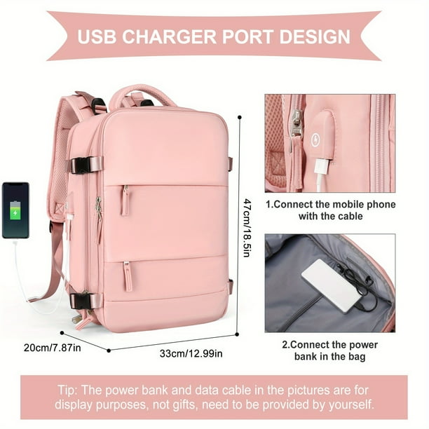 Travel in Style with our Large Waterproof Backpack for Women - Perfect for Hiking, School, and More!