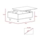 thumbnail image 3 of Mesa De Centro Gambia Wengue Cubierta Elevable, 3 of 3